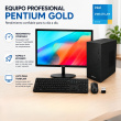 Computadora Intel Pentium Gold G6400 8GB SSD 240GB Monitor 21.5"