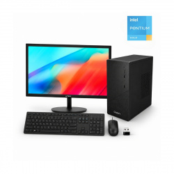 Computadora Intel Pentium Gold G6400 8GB SSD 240GB Monitor 21.5"