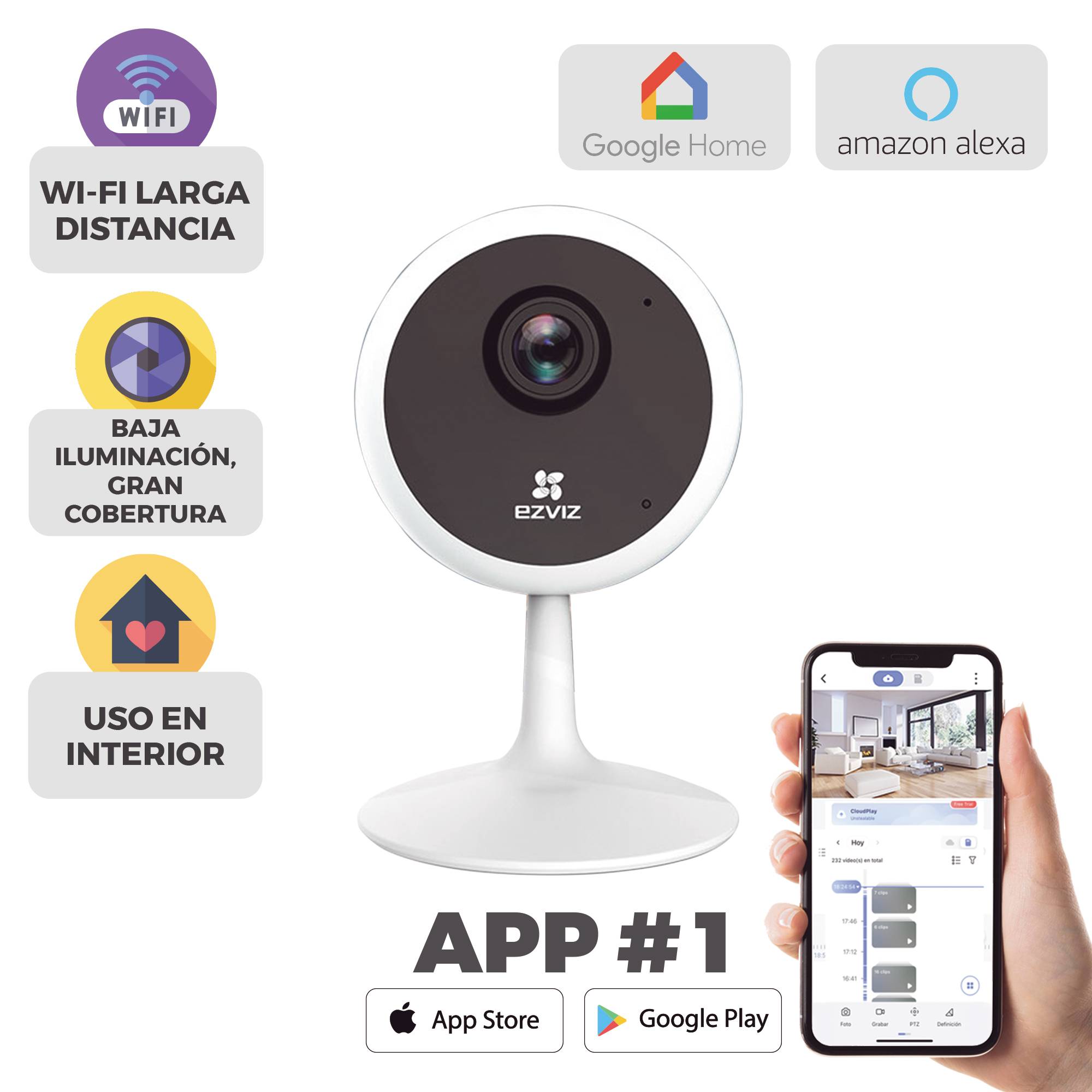 Mini C&aacute;mara IP EZVIZ C1C-1080P